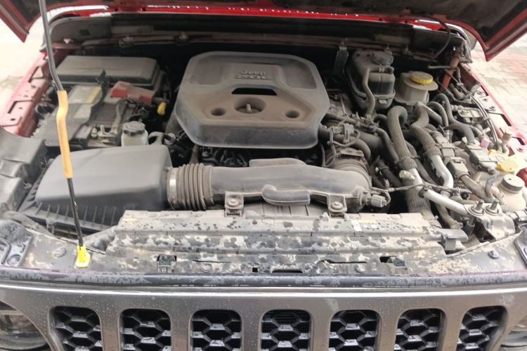 Used Jeep Wrangler New Energy 2021 Four-Door 2.0T 4xe Sahara Engine Bay