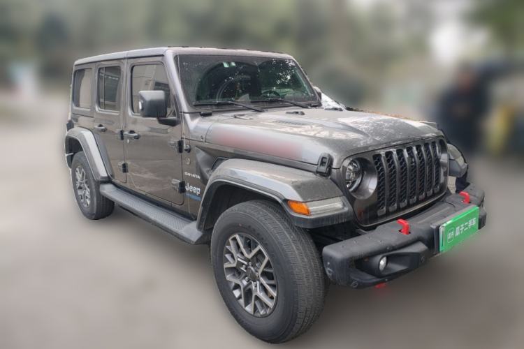 Used Jeep Wrangler New Energy 2021 Four-Door 2.0T 4xe Sahara Front Right 45 Deg