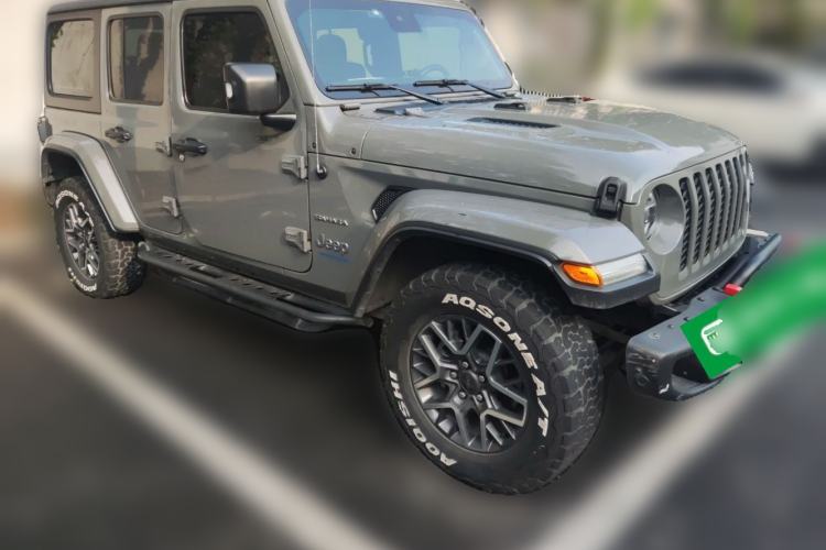 Used Jeep Wrangler New Energy 2021 Four-Door 2.0T 4xe Sahara Front Right 45 Deg