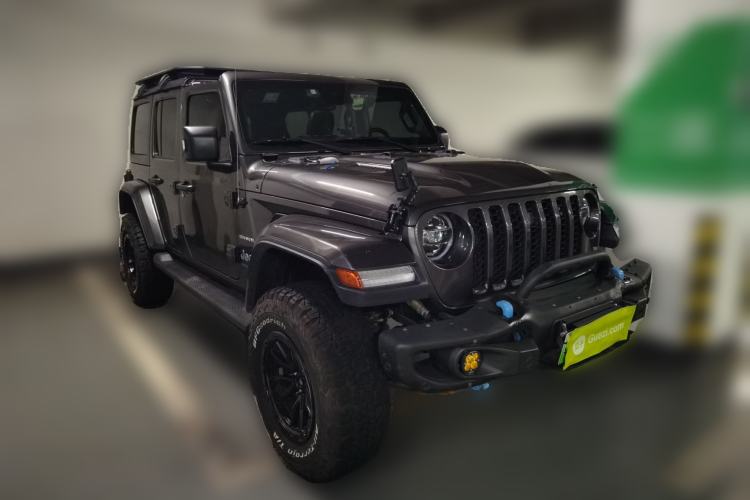 Used Jeep Wrangler New Energy 2021 Four-Door 2.0T 4xe Sahara Front Right 45 Deg