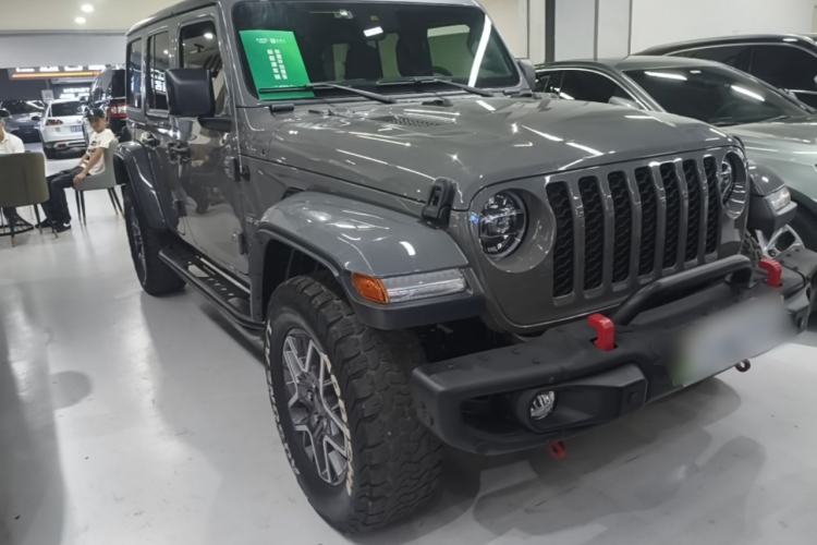 Used Jeep Wrangler New Energy 2021 Four-Door 2.0T 4xe Sahara First Edition Front Right 45 Deg