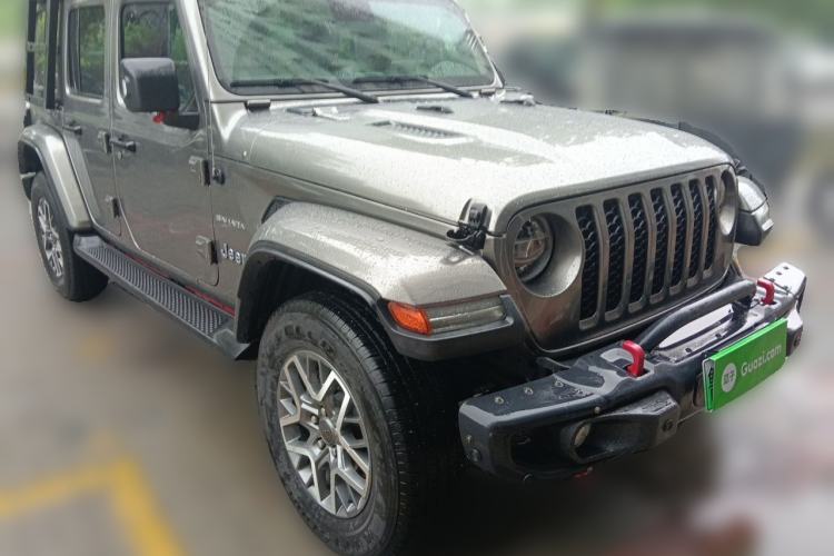 Used Jeep Wrangler New Energy 2021 Four-Door 2.0T 4xe Sahara Front Right 45 Deg