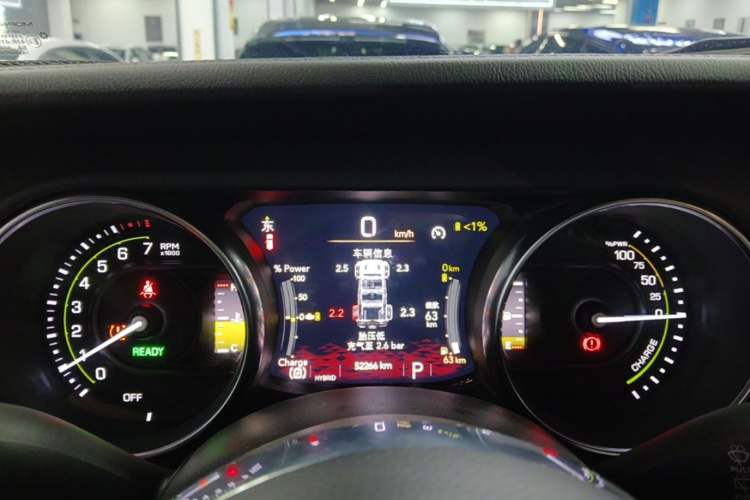Used Jeep Wrangler New Energy 2021 Four-Door 2.0T 4xe Sahara First Edition Instrument Cluster