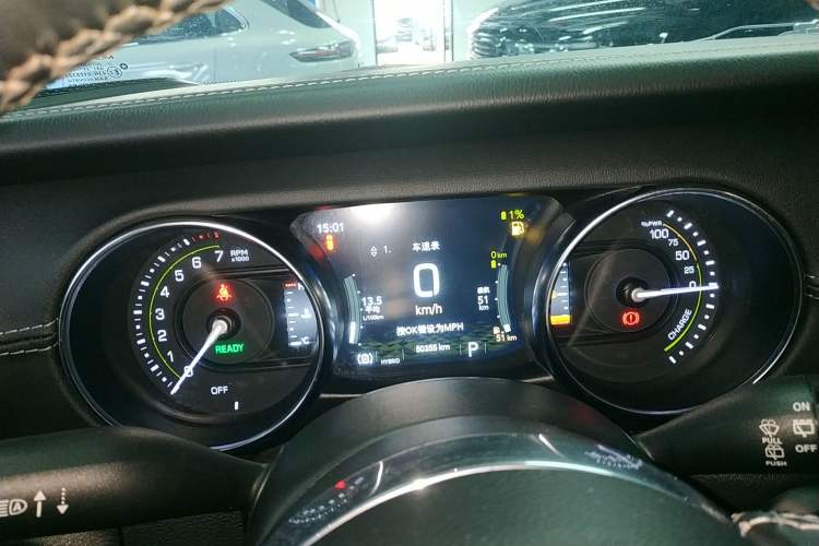Used Jeep Wrangler New Energy 2021 Four-Door 2.0T 4xe Sahara Instrument Cluster