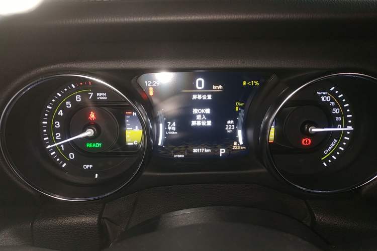 Used Jeep Wrangler New Energy 2021 Four-Door 2.0T 4xe Sahara Instrument Cluster