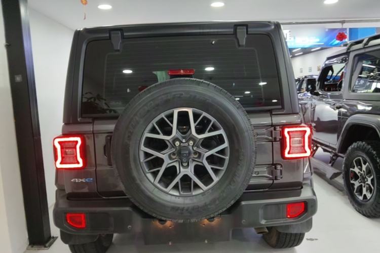 Used Jeep Wrangler New Energy 2021 Four-Door 2.0T 4xe Sahara First Edition Rear