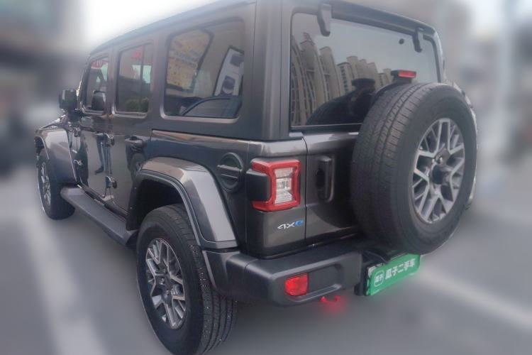 Used Jeep Wrangler New Energy 2021 Four-Door 2.0T 4xe Sahara Rear Left 45 Deg
