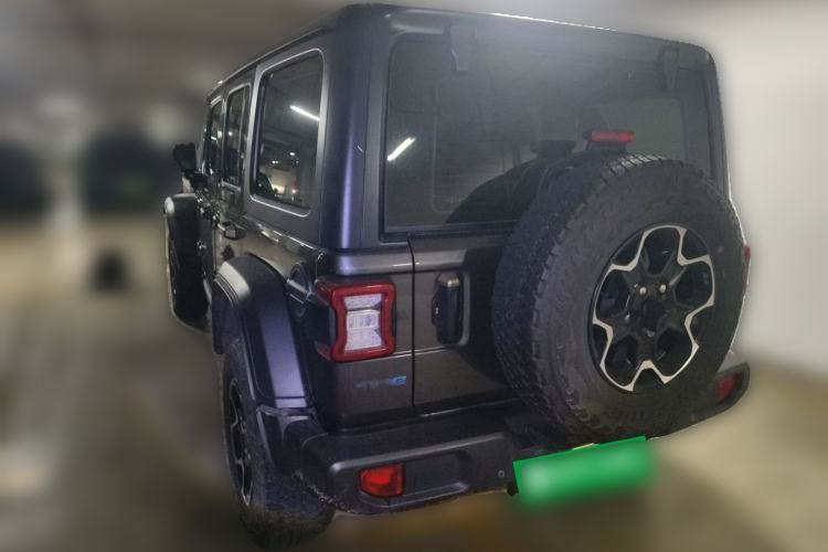 Used Jeep Wrangler New Energy 2021 Four-Door 2.0T 4xe Robin Hood Rear Left 45 Deg