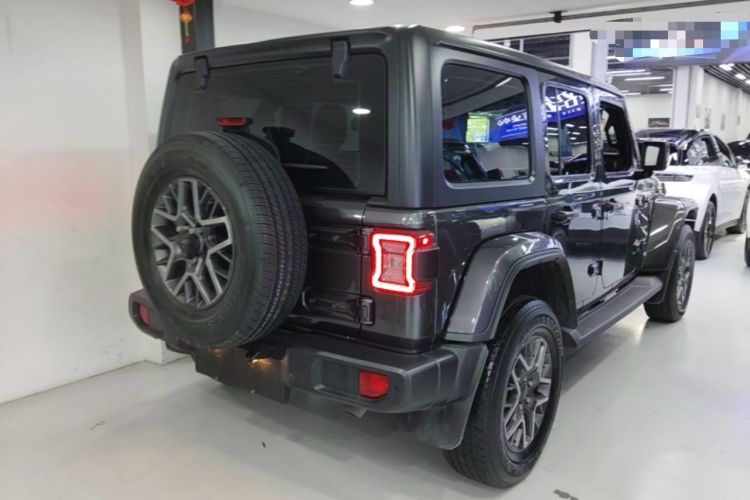 Used Jeep Wrangler New Energy 2021 Four-Door 2.0T 4xe Sahara First Edition Rear Right 45 Deg