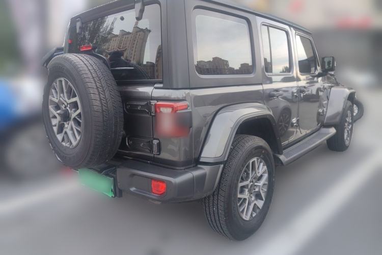 Used Jeep Wrangler New Energy 2021 Four-Door 2.0T 4xe Sahara Rear Right 45 Deg