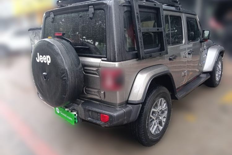 Used Jeep Wrangler New Energy 2021 Four-Door 2.0T 4xe Sahara Rear Right 45 Deg