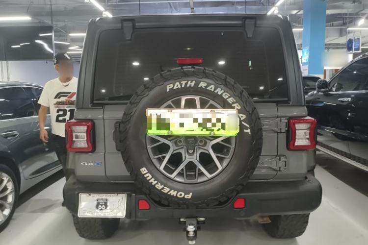 Used Jeep Wrangler New Energy 2021 Four-Door 2.0T 4xe Sahara First Edition Rear