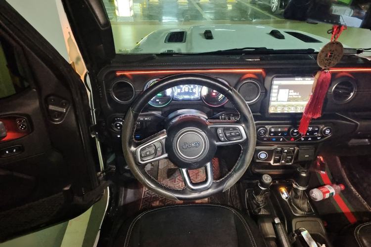 Used Jeep Wrangler New Energy 2021 Four-Door 2.0T 4xe Sahara First Edition Steering Wheel