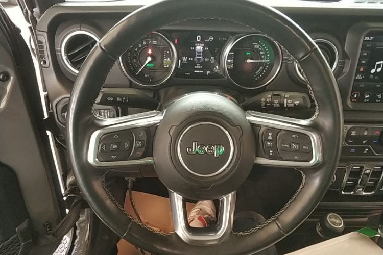 Used Jeep Wrangler New Energy 2021 Four-Door 2.0T 4xe Sahara Steering Wheel