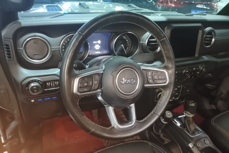 Used Jeep Wrangler New Energy 2021 Four-Door 2.0T 4xe Sahara First Edition Steering Wheel