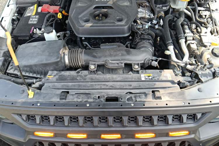 Used Jeep Wrangler New Energy 2021 Four-Door 2.0T 4xe Sahara First Edition Engine Bay