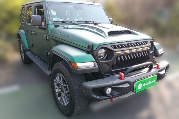 Used Jeep Wrangler New Energy 2021 Four-Door 2.0T 4xe Sahara First Edition Front Right 45 Deg