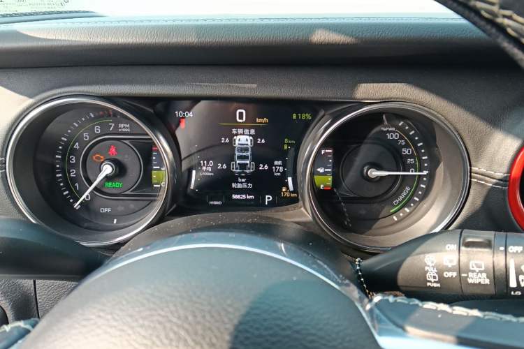 Used Jeep Wrangler New Energy 2021 Four-Door 2.0T 4xe Sahara First Edition Instrument Cluster