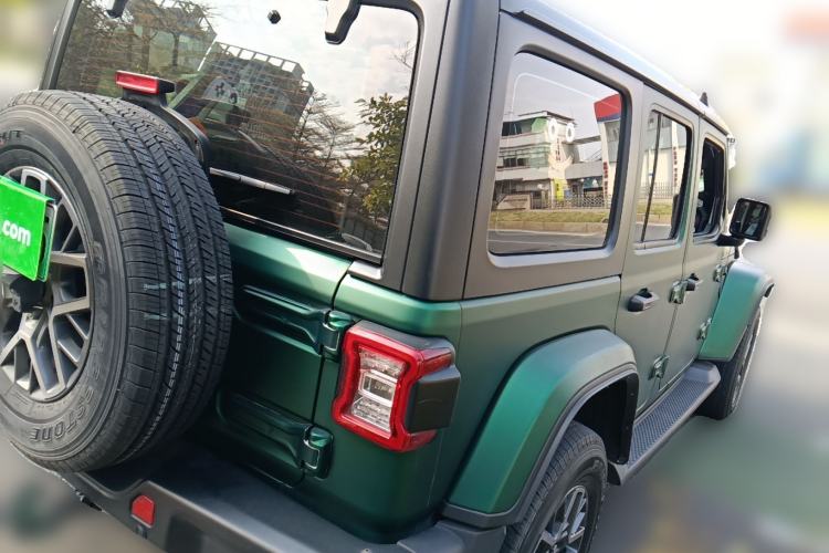 Used Jeep Wrangler New Energy 2021 Four-Door 2.0T 4xe Sahara First Edition Rear Right 45 Deg