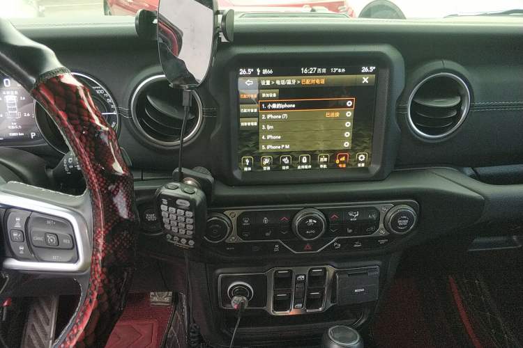 Used Jeep Wrangler New Energy 2021 Four-Door 2.0T 4xe Sahara Audio And AC Panel