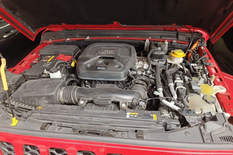 Used Jeep Wrangler New Energy 2021 Four-Door 2.0T 4xe Sahara Engine Bay