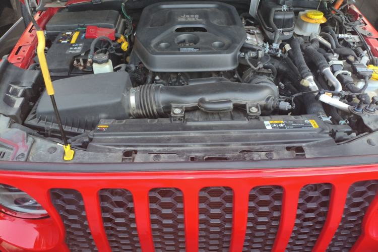 Used Jeep Wrangler New Energy 2021 Four-Door 2.0T 4xe Sahara Engine Bay