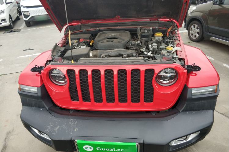 Used Jeep Wrangler New Energy 2021 Four-Door 2.0T 4xe Sahara Engine Bay