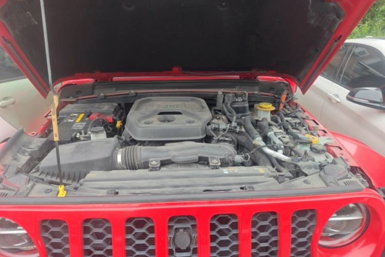 Used Jeep Wrangler New Energy 2021 Four-Door 2.0T 4xe Sahara Engine Bay