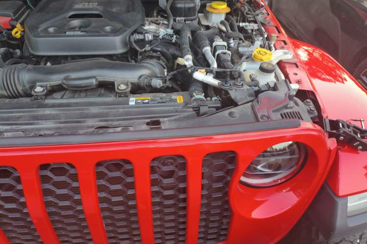 Used Jeep Wrangler New Energy 2021 Four-Door 2.0T 4xe Sahara Engine Bay Left