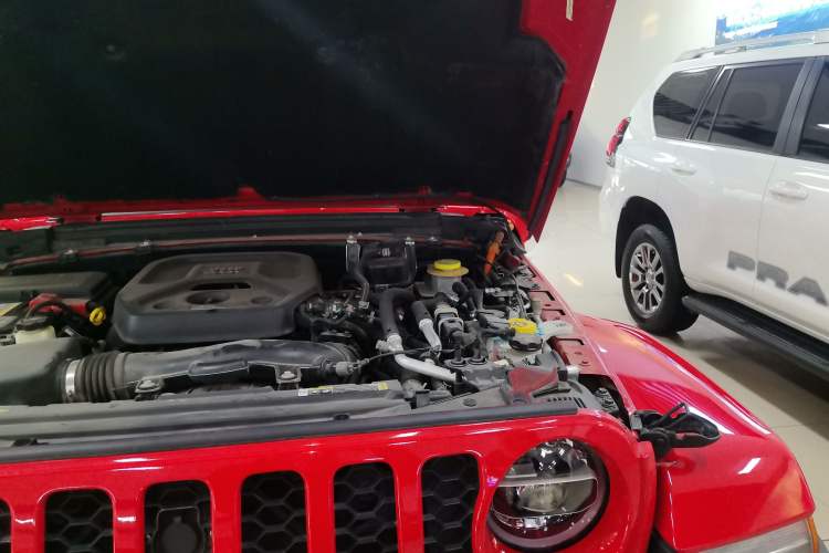 Used Jeep Wrangler New Energy 2021 Four-Door 2.0T 4xe Sahara First Edition Engine Bay Left