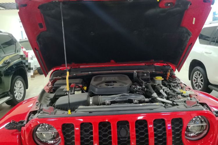 Used Jeep Wrangler New Energy 2021 Four-Door 2.0T 4xe Sahara First Edition Engine Bay