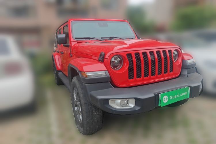 Used Jeep Wrangler New Energy 2021 Four-Door 2.0T 4xe Sahara Front Right 45 Deg