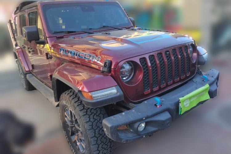 Used Jeep Wrangler New Energy 2021 Four-Door 2.0T 4xe Sahara Front Right 45 Deg