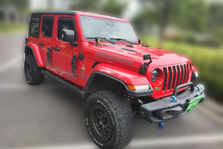 Used Jeep Wrangler New Energy 2021 Four-Door 2.0T 4xe Sahara Front Right 45 Deg