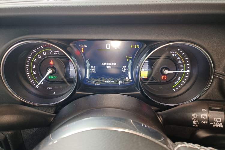 Used Jeep Wrangler New Energy 2021 Four-Door 2.0T 4xe Sahara Instrument Cluster
