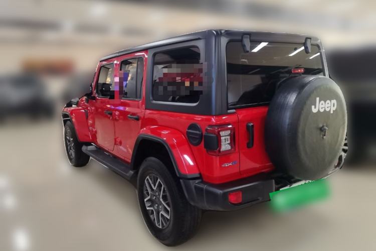 Used Jeep Wrangler New Energy 2021 Four-Door 2.0T 4xe Sahara First Edition Rear Left 45 Deg