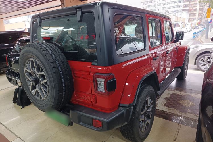 Used Jeep Wrangler New Energy 2021 Four-Door 2.0T 4xe Sahara Rear Right 45 Deg