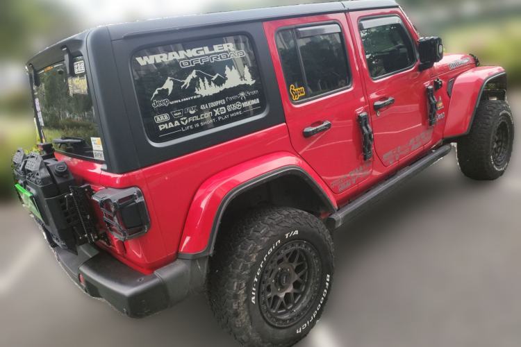 Used Jeep Wrangler New Energy 2021 Four-Door 2.0T 4xe Sahara Rear Right 45 Deg