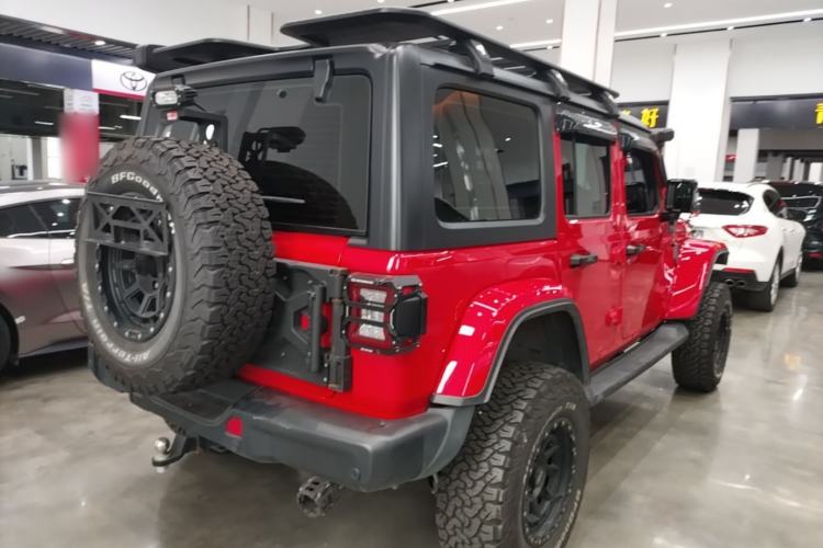 Used Jeep Wrangler New Energy 2021 Four-Door 2.0T 4xe Sahara Rear Right 45 Deg