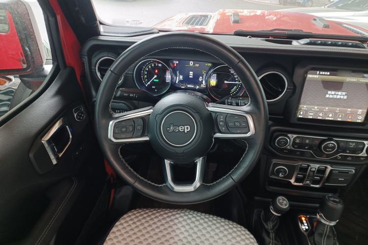 Used Jeep Wrangler New Energy 2021 Four-Door 2.0T 4xe Sahara Steering Wheel