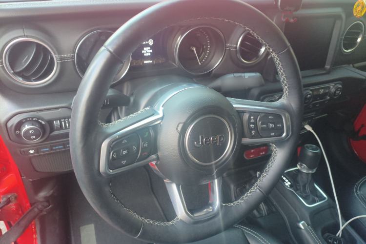 Used Jeep Wrangler New Energy 2021 Four-Door 2.0T 4xe Sahara Steering Wheel