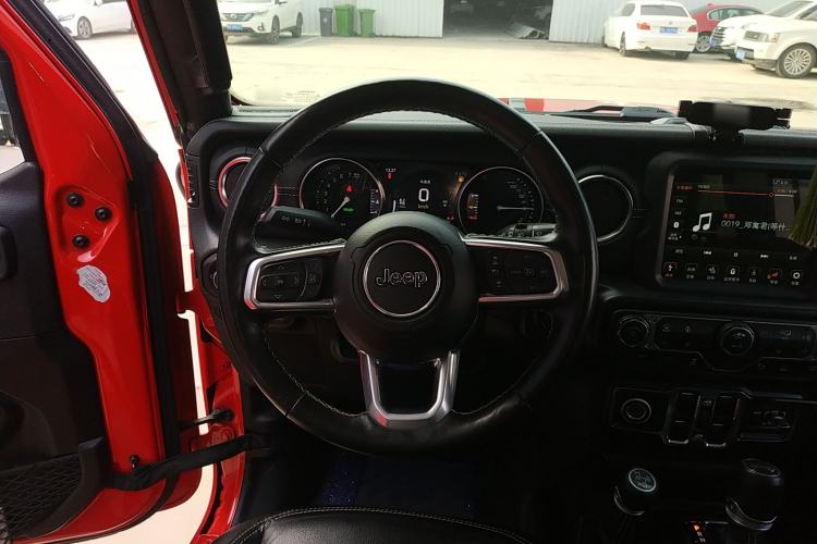 Used Jeep Wrangler New Energy 2021 Four-Door 2.0T 4xe Sahara Steering Wheel