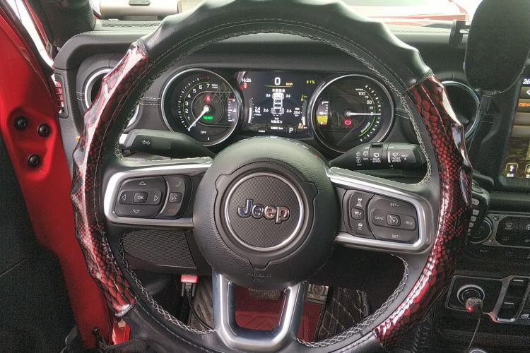 Used Jeep Wrangler New Energy 2021 Four-Door 2.0T 4xe Sahara Steering Wheel