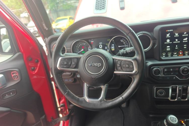 Used Jeep Wrangler New Energy 2021 Four-Door 2.0T 4xe Sahara Steering Wheel