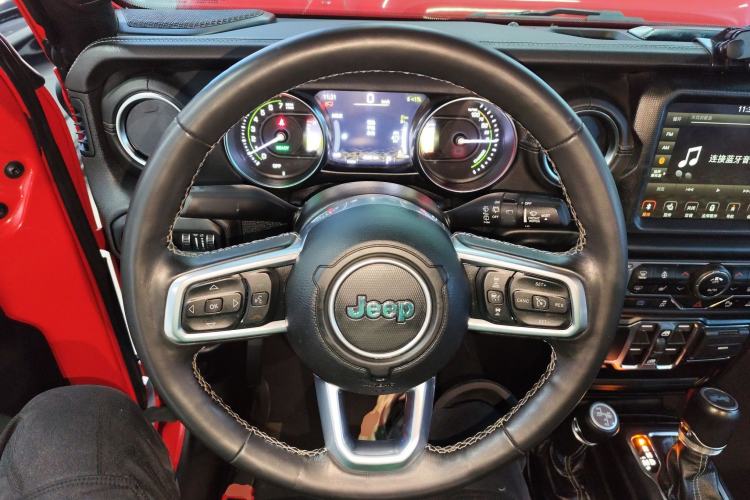 Used Jeep Wrangler New Energy 2021 Four-Door 2.0T 4xe Sahara First Edition Steering Wheel