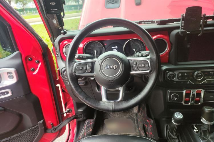 Used Jeep Wrangler New Energy 2021 Four-Door 2.0T 4xe Sahara Steering Wheel