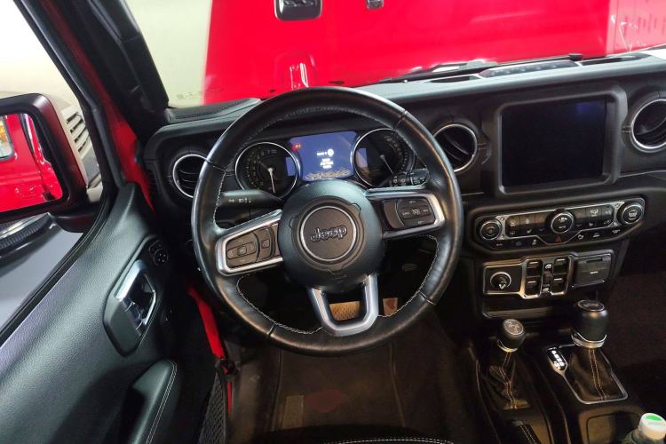 Used Jeep Wrangler New Energy 2021 Four-Door 2.0T 4xe Sahara First Edition Steering Wheel