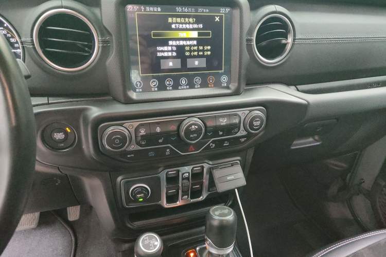 Used Jeep Wrangler New Energy 2021 Four-Door 2.0T 4xe Sahara Audio And AC Panel