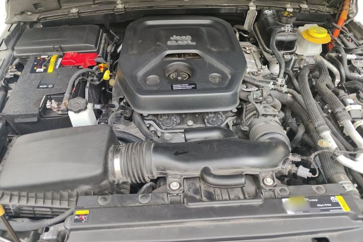 Used Jeep Wrangler New Energy 2021 Four-Door 2.0T 4xe Sahara Engine Bay