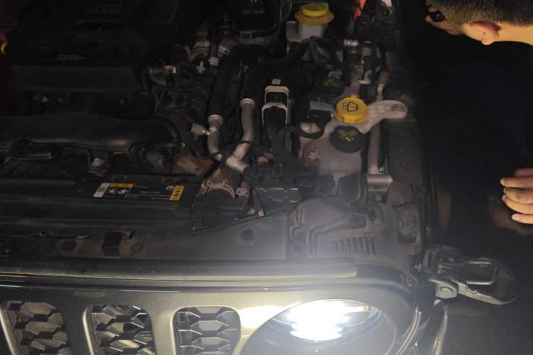 Used Jeep Wrangler New Energy 2021 Four-Door 2.0T 4xe Sahara First Edition Engine Bay Left
